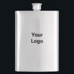 simple minimal add your name MONOGRAM GROOMSMEN Fl Flask<br><div class="desc">design</div>