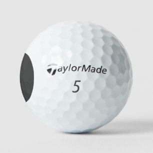 simple minimal add your name MONOGRAM GROOMSMEN Golf Balls