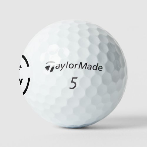 simple minimal add your name MONOGRAM GROOMSMEN    Golf Balls