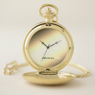 simple minimal add your name MONOGRAM GROOMSMEN  W Pocket Watch