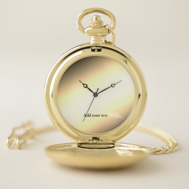 simple minimal add your name MONOGRAM GROOMSMEN  W Pocket Watch (Inside)