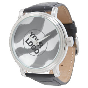 simple minimal add your name MONOGRAM GROOMSMEN W Watch