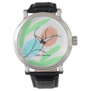 simple minimal add your name MONOGRAM GROOMSMEN  W Watch