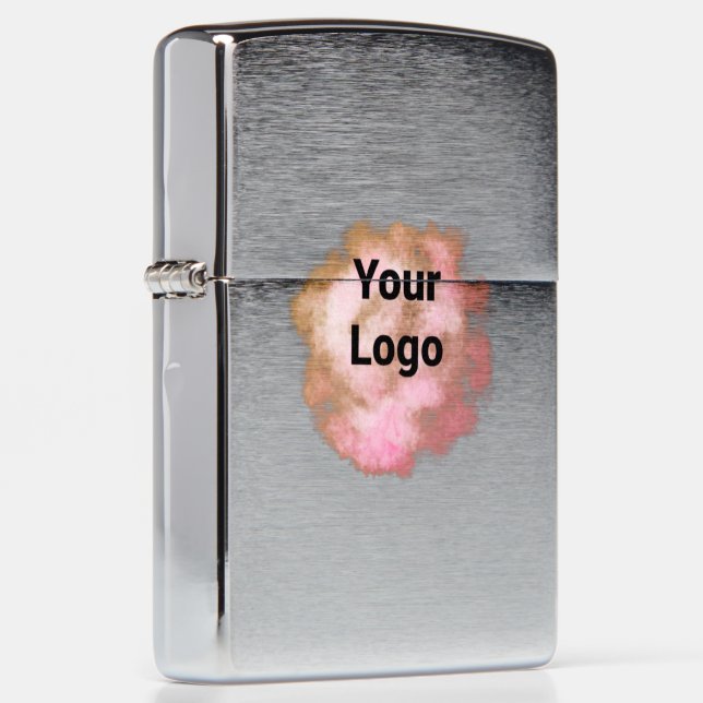 simple minimal add your name MONOGRAM GROOMSMEN   Zippo Lighter (Right)