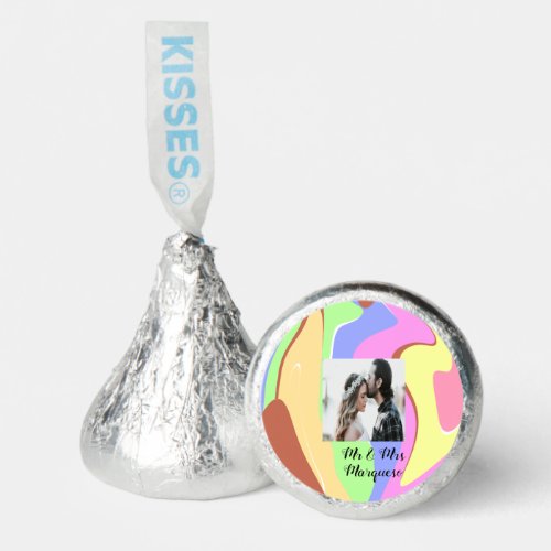 simple minimal add your name photo pink blue green hersheys kisses