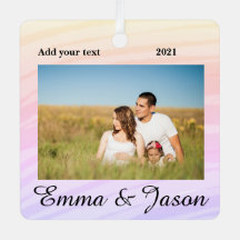 simple minimal add your name photo year watercolor