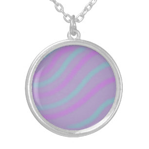 simple minimal add your name photo year watercolor silver plated necklace