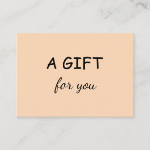 simple minimal add your name salon name address d discount card