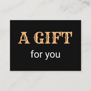 simple minimal add your name text address logo dis business card