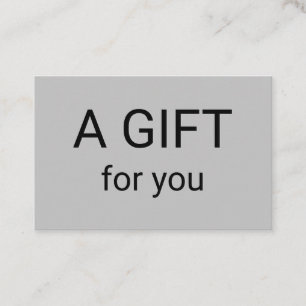 simple minimal add your name text address logo dis business card
