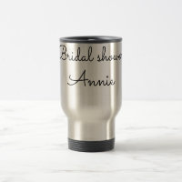 simple minimal add your name text bridal shower t