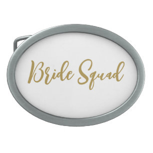 simple minimal add your name text bridesmaid gift belt buckle