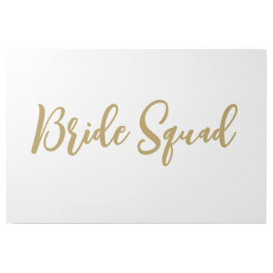 simple minimal add your name text bridesmaid gift gallery wrap