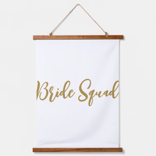 simple minimal add your name text bridesmaid gift  hanging tapestry