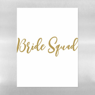 simple minimal add your name text bridesmaid gift magnetic dry erase sheet