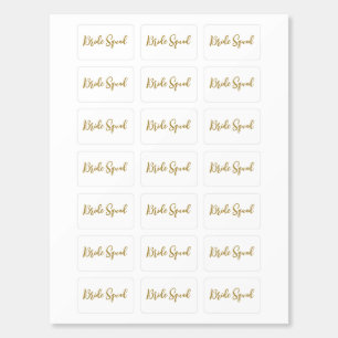 simple minimal add your name text bridesmaid gift matchboxes