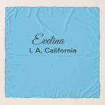 Simple minimal add your name text place city custo scarf<br><div class="desc">Design</div>