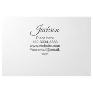 Simple minimal add your name text place city phone gallery wrap