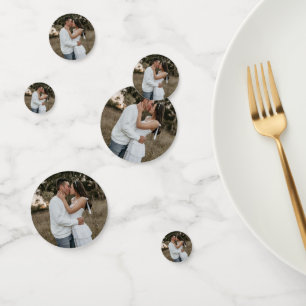 simple minimal add your photo image love couple confetti