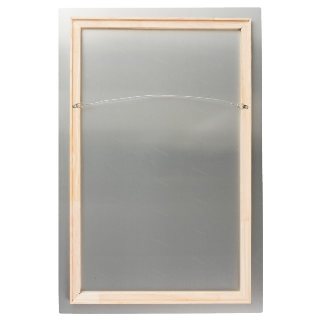 Simple minimal add your photo text glitter sparkle metal print (Back)