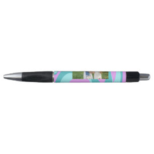 simple minimal add your photo watercolor art throw pen