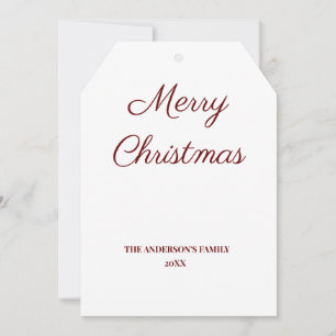 simple minimal add your text christmas personalize