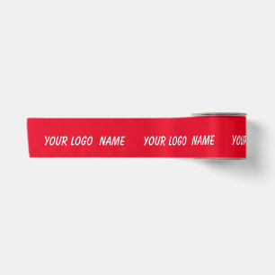 simple minimal add your text monogram name satin ribbon