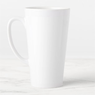 simple minimal add your text monogram photo cof latte mug