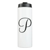 simple minimal add your text monogram photo cof