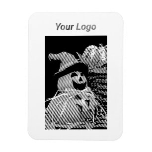 simple minimal add your text new year card magnet