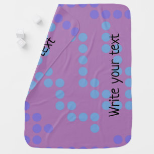 simple minimal add your text photo christmas  baby blanket