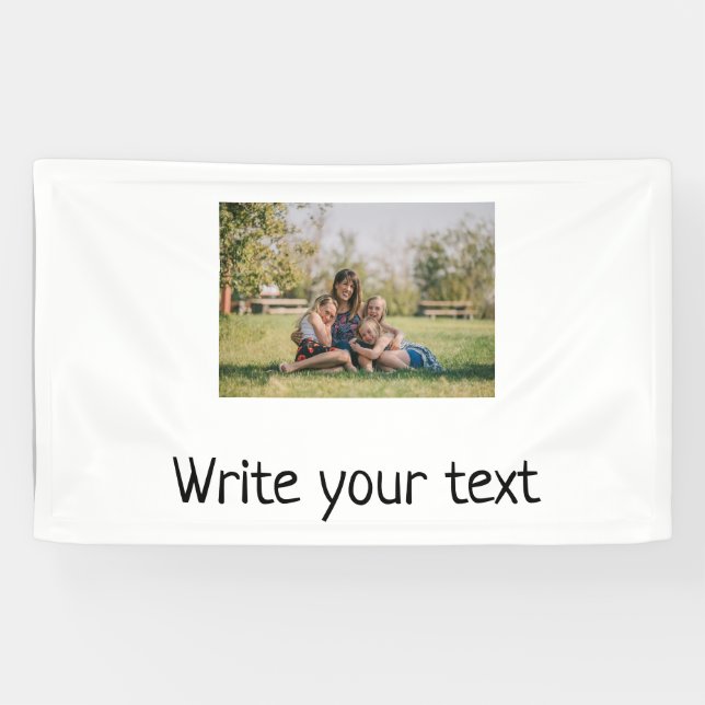 simple minimal add your text photo christmas  banner (Horizontal)