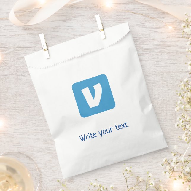 simple minimal add your text photo christmas       favor bag (Clipped)