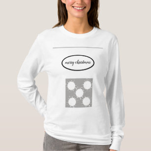 simple minimal add your text photo christmas   T-S T-Shirt