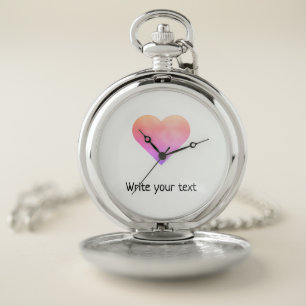 simple minimal add your text photo christmas w pocket watch