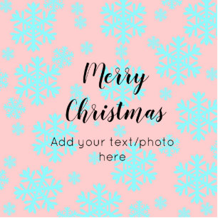 simple minimal add your text photo merry christmas cutout