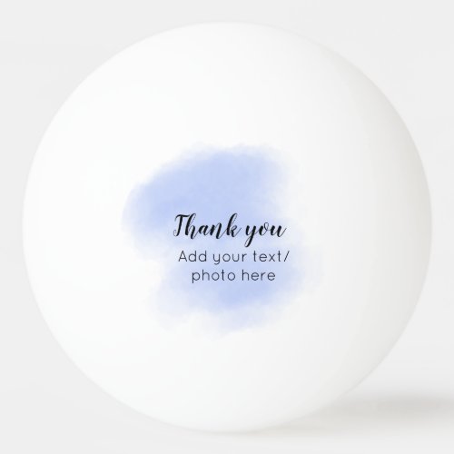 simple minimal add your text photo thank you water ping pong ball