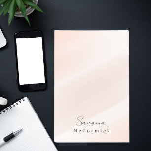 Simple Minimal and Elegant Blush Pink Post-it Notes