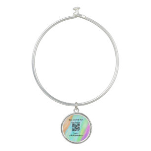 Simple minimal bachelorette buy a bride drink barc bangle bracelet