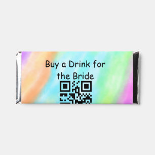 Simple minimal bachelorette buy a bride drink barc hershey bar favors
