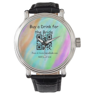 Simple minimal bachelorette buy a bride drink barc watch
