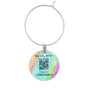 Simple minimal bachelorette buy a bride drink barc wine charm