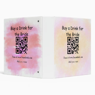 Simple minimal bachelorette buy a bride drink wate 3 ring binder