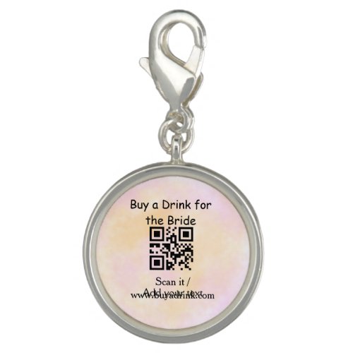 Simple minimal bachelorette buy a bride drink wate charm