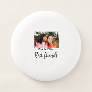 simple minimal best friends name add photo text le Wham-O frisbee