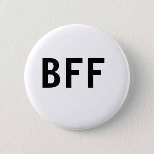 Simple minimal BFF best friends family custom name Button