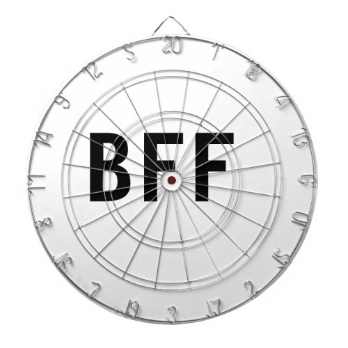 Simple minimal BFF best friends family custom name Dart Board