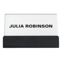 SIMPLE MINIMAL BLACK AND WHITE PERSONALIZED