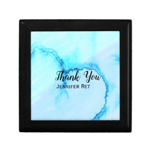 simple minimal black calligraphy thank you add nam gift box