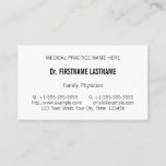 [ Thumbnail: Simple, Minimal Business Card ]
